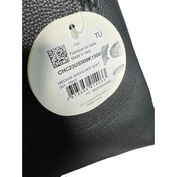 Chloe NWT Penelope Large Top-Handle Bag in Black Smooth Grained Leather - Picture 6 of 16